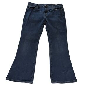 GAP Denim Bootcut Jeans Women's 16/33R Dark Wash Comfort Stretch Casual